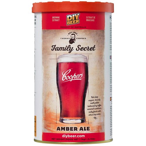 Coopers солодовый экстракт Family Secret. Amber Ale, 1.7 кг