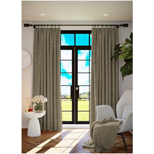 Портьеры Kismet Textile Турция комплект из 2х штор 400ш х 270в