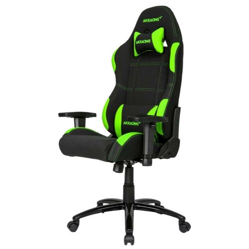 фото Компьютерное кресло akracing ak-k7012 игровое, обивка: текстиль, цвет: black green