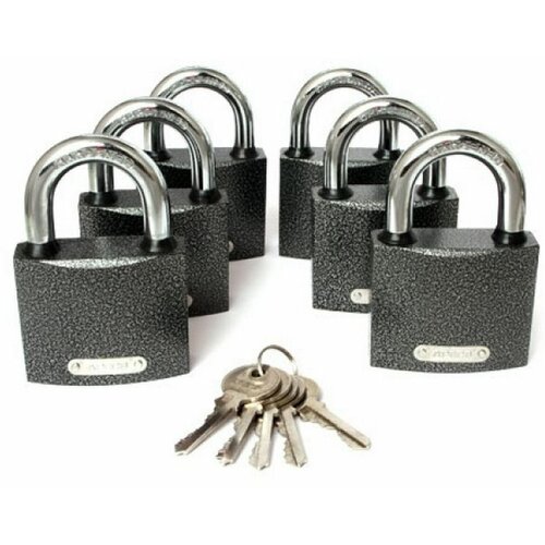 кроссовки 94 004c 10 зеленый 31 Замки висячие Apecs PD-01-63 (6 Locks + 5 Keys)