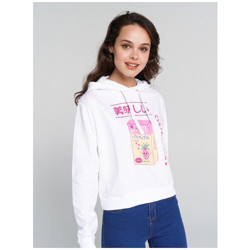 фото Толстовка твое 72317 размер l, белый, women