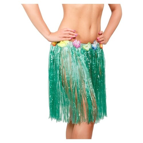 фото Гавайская юбка, цвет зелёный страна карнавалия