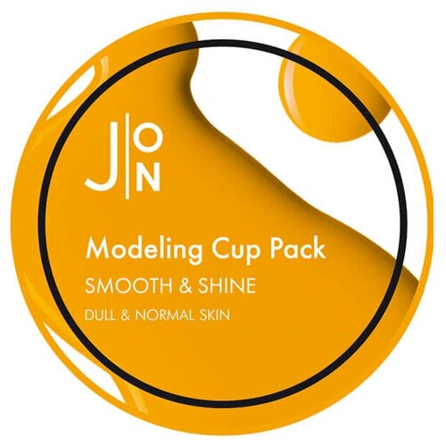 Альгинатная маска для лица Гладкость и сияние J:ON Smooyh  Shine Modeling Pack, 18гр