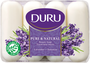 DURU Мыло кусковое Pure & natural Лаванда, 4 шт, 85 г