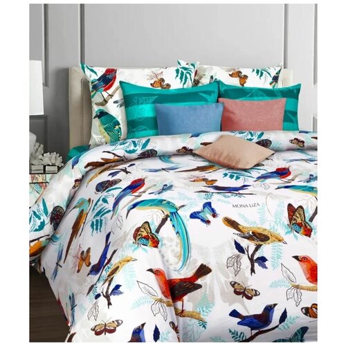 фото Постельное белье 1.5-спальное mona liza nocturn, бязь, 50 х 70 см, мультиколор