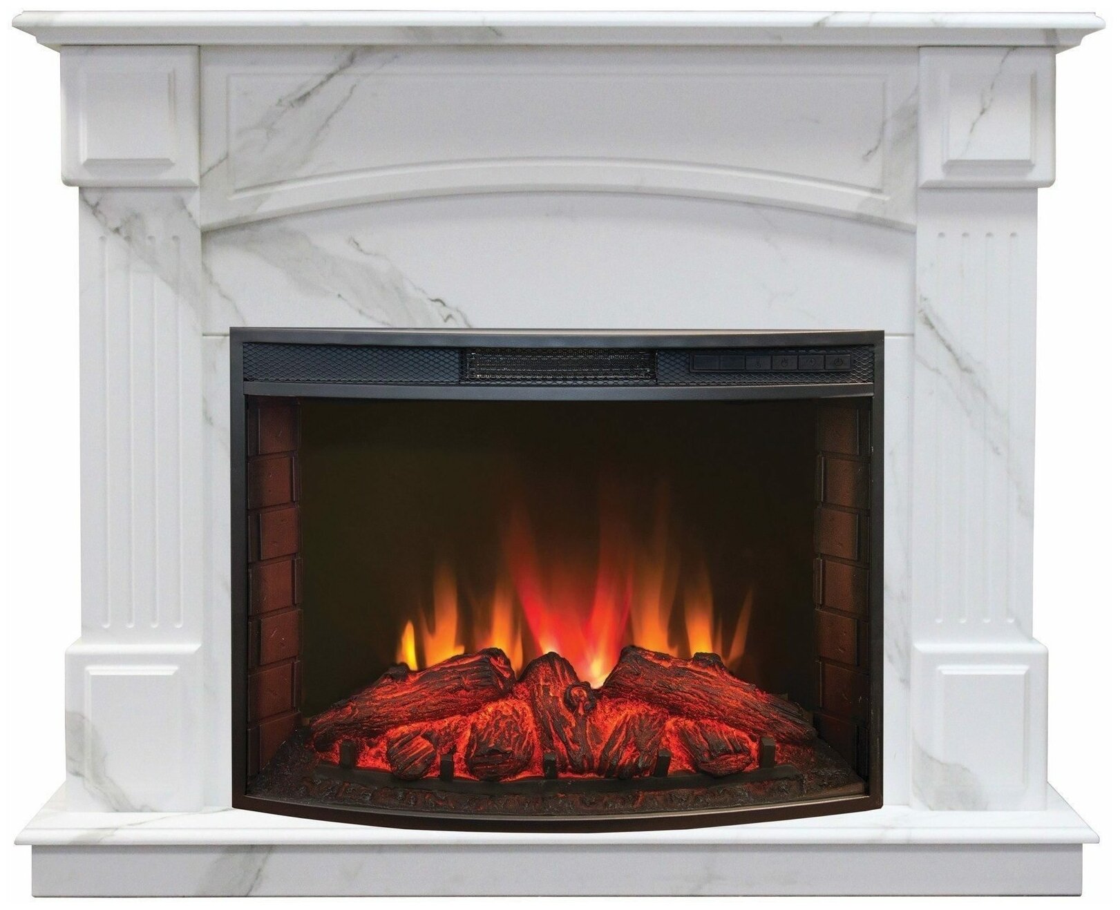 фото Электрический электрический камин RealFlame Carolina 25,5 + Evrika 25,5