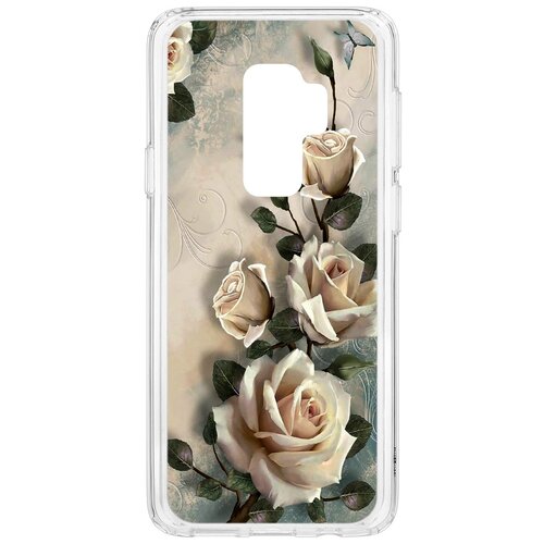 фото Чехол на samsung galaxy s9 plus kruche print белые розы