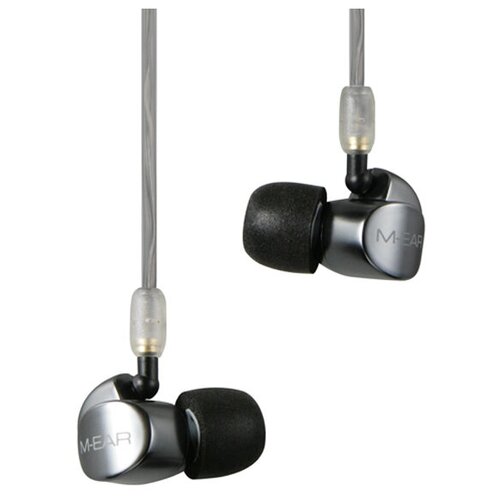 Наушники Audiolab M-EAR 4D, mini jack 3.5 mm, Silver