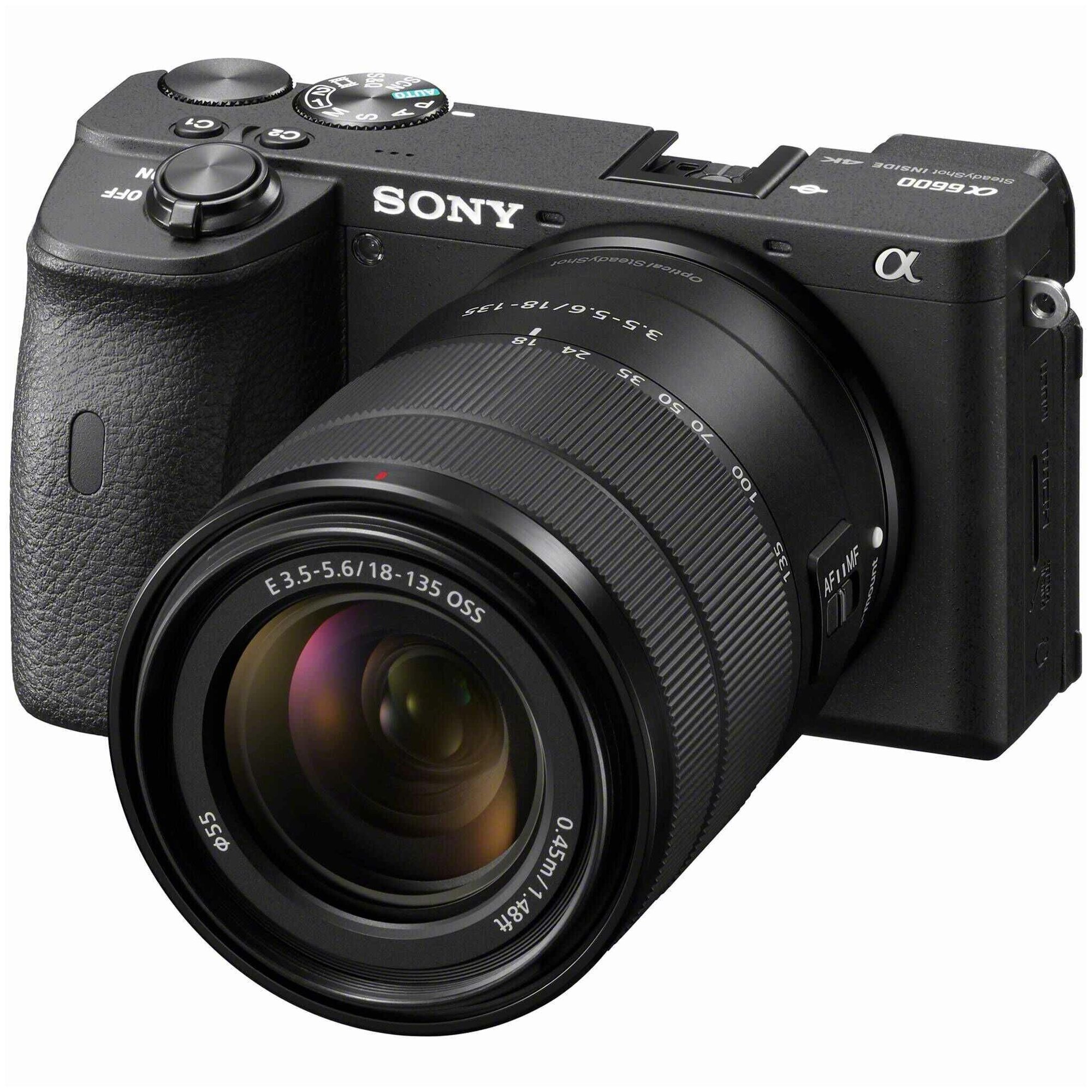 Фотоаппарат Sony Alpha ILCE-6600 Kit E 18-135mm F3.5-5.6 OSS, черный