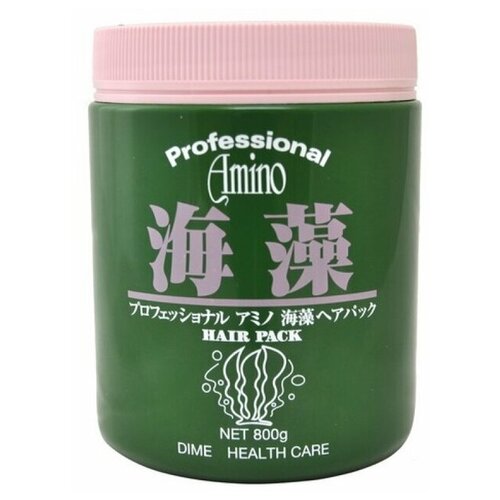 Dime Health Care Professional Amino Seaweed EX Маска для поврежденных волос с аминокислотами морских водорослей, 800 мл, банка dime health care professional amino seaweed ex маска для поврежденных волос с аминокислотами морских водорослей 800 мл