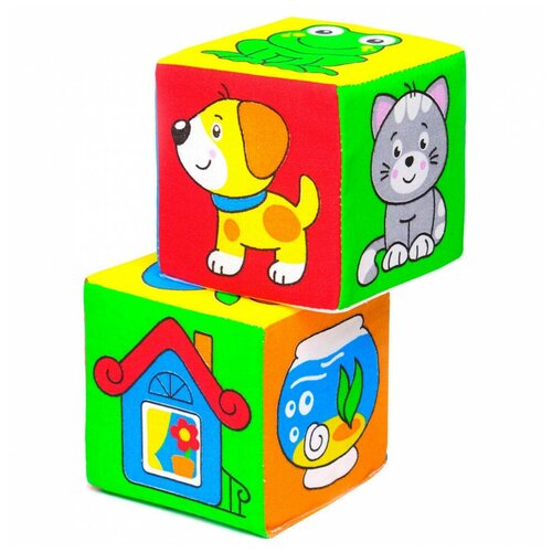 Игрушка Мякиши кубики (Чей домик мякиши игрушка умные кубики