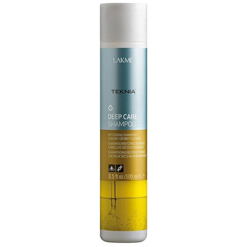 Lakme Teknia Deep Care Shampoo - Восстанавливающий шампунь для поврежденных волос, 300 мл