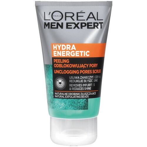 L'Oreal Paris Men Expert Hydra Energetic Peeling, 100 мл лосьон после бритья восстанавливающий охлаждающий l oreal paris men expert hydra energetic ледяной эффект 100 мл