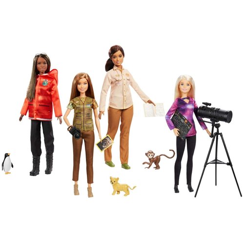 Купить Barbie Кукла Barbie Кем быть National Geographic Астрофизик GDM47