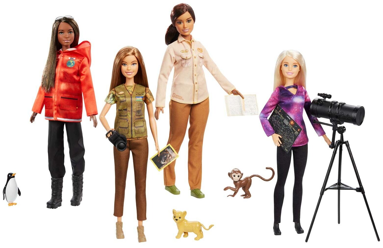 игрушка Mattel Barbie Nat Geo Кукла исследователь в ассортименте GDM44