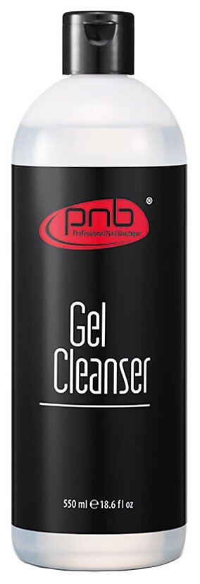 PNB Gel Cleanser средство для обезжиривания ногтей и снятия липкого слоя 550 мл
