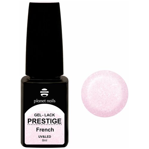 Planet nails Гель-лак Prestige French, 8 мл, 338 мерцающий королевский розовый planet nails гель лак prestige french 8 мл 341 розовая дымка