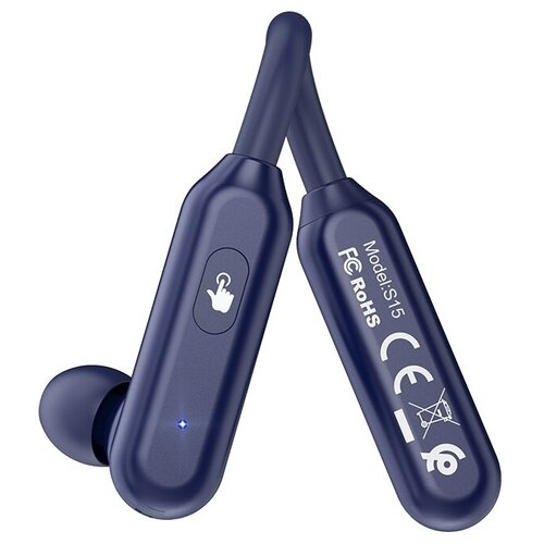 Моно Bluetooth-гарнитура Hoco S15 синий 980₽