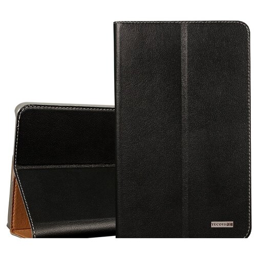 фото Чехол бизнес класса mypads для xiaomi mi pad 4 plus с визитницей и держателем для руки черный