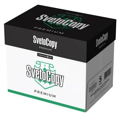 Бумага SvetoCopy A4 Premium 80 г/м² 500 лист., 5 пачк., белый