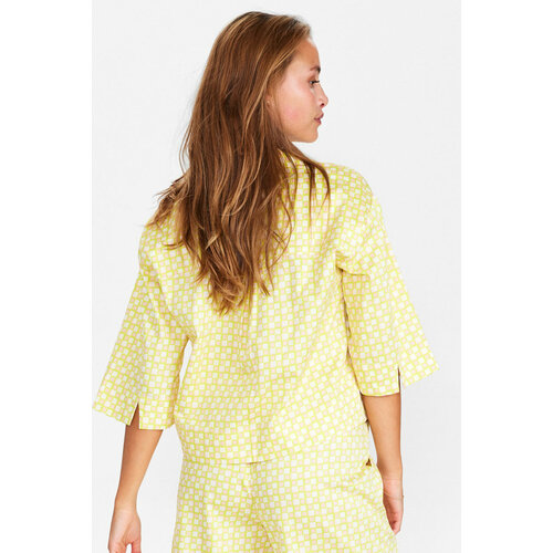 Блуза NUMPH, размер 36, желтый шорты numph размер 36 желтый