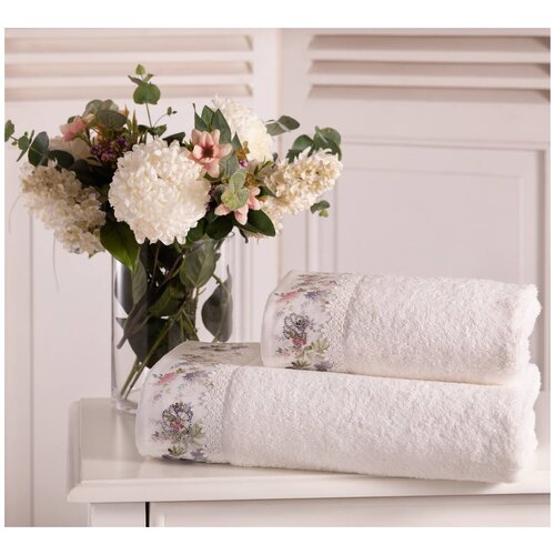 фото Tivolyo home versailes банное полотенце белый