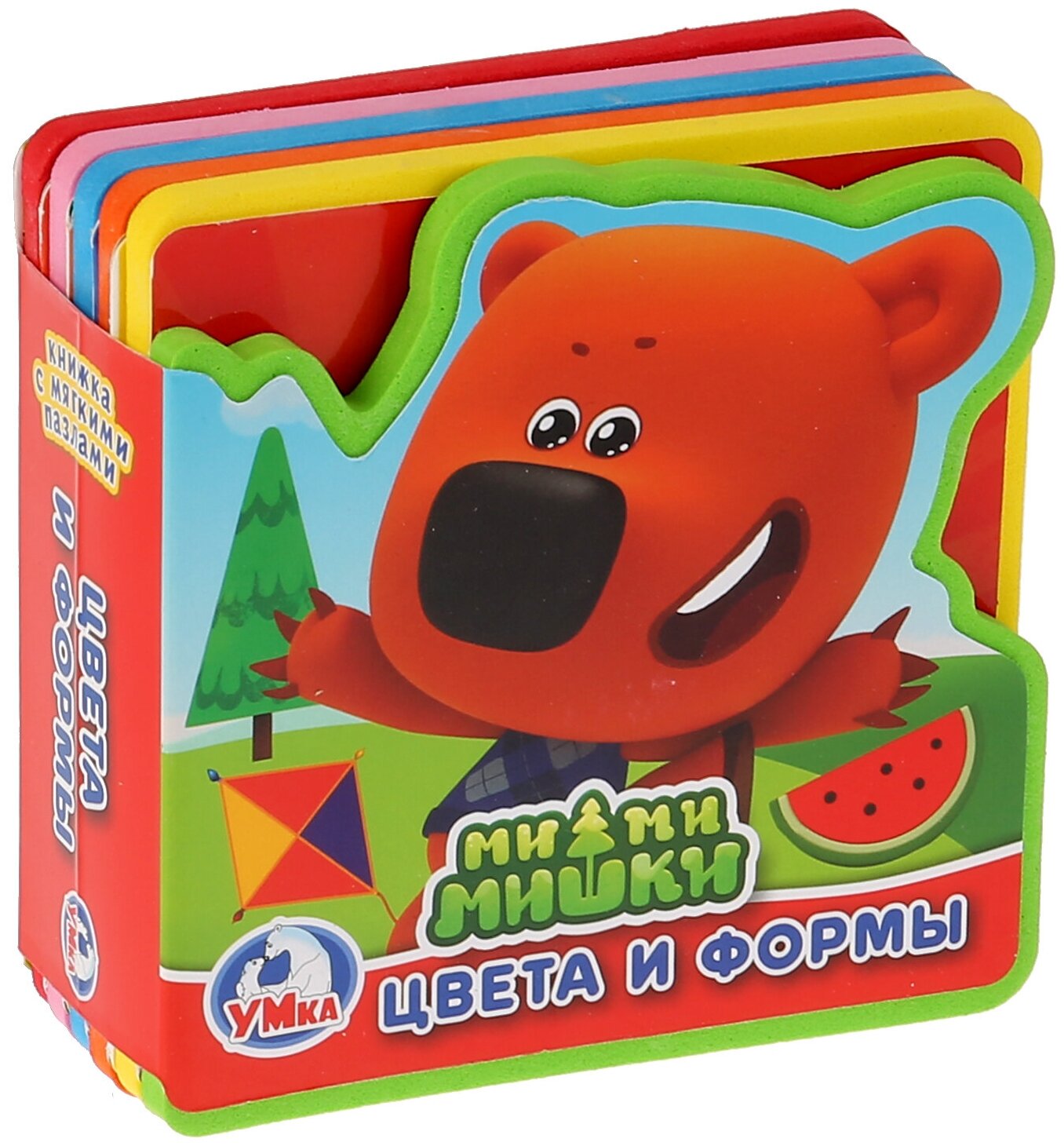 Развивающая игрушка Умка Книжка EVA с пазлами Ми-ми-мишки. Цвета и ...