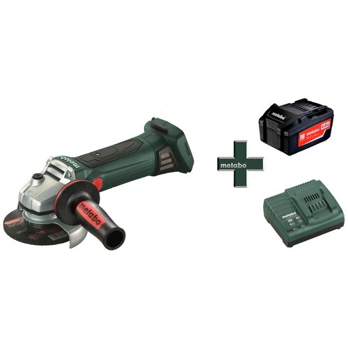 Углошлифмашина аккумуляторная Metabo W18 LTX125 LiHDЗУ ASC55 2769400₽