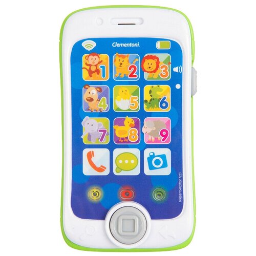 фото Интерактивная развивающая игрушка clementoni смартфон, зеленый