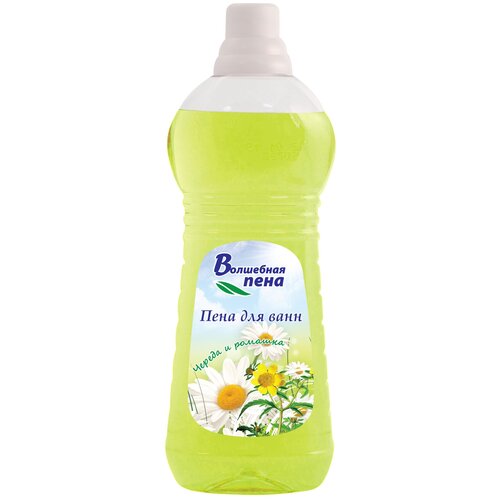 Волшебная пена Пена для ванн Череда и ромашка, 1 кг, 1 л