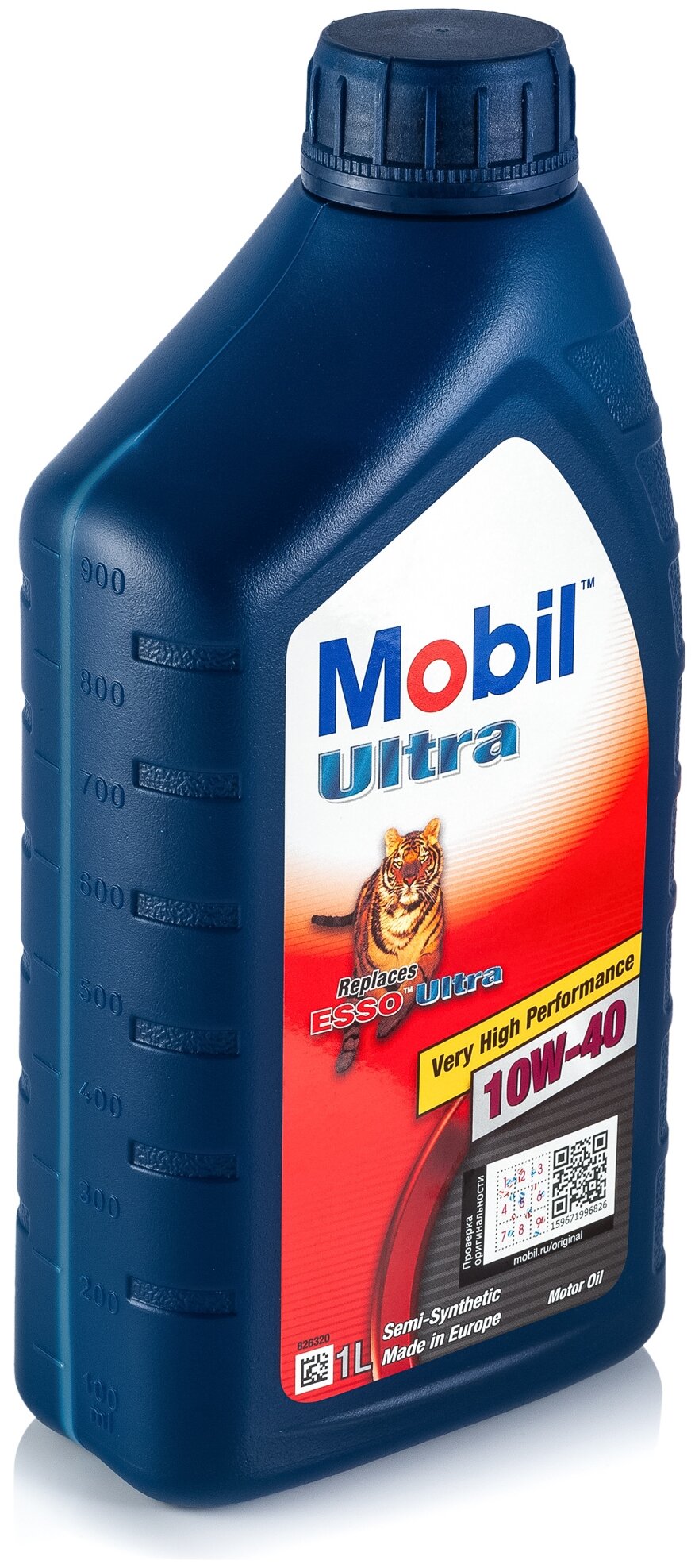 Temol Масло моторное MOBIL Ultra 10W-40 1л п/синт. API SL/CF  .