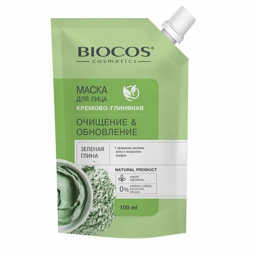 Маска для лица Biocos на основе зеленой