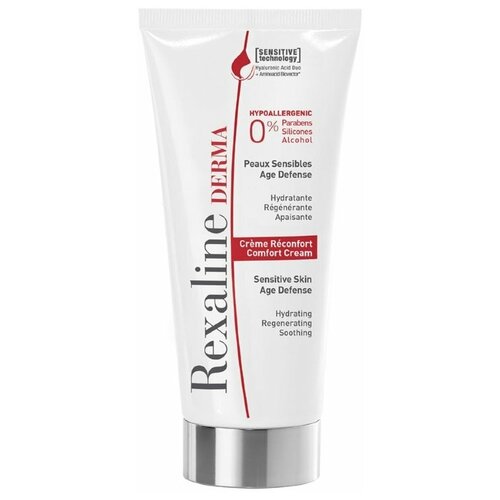 Rexaline Derma Comfort Cream Омолаживающий крем для чувствительной кожи лица, 50 мл rexaline derma ночная крем маска для чувствительной кожи лица 6 шт по 3 мл