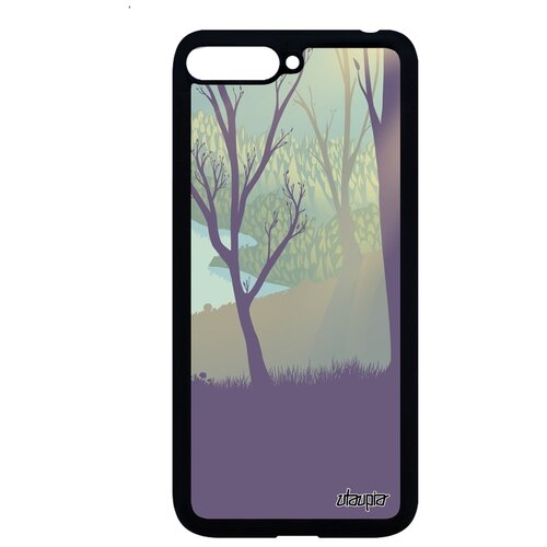 фото Чехол для телефона y6 2018, "лесные розы" озеро дерево utaupia