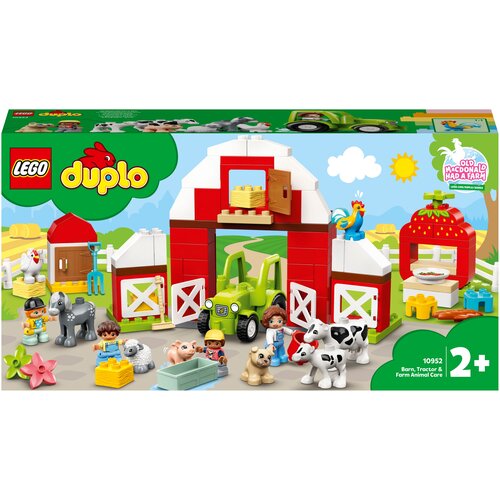 фото Конструктор lego duplo town 10952 фермерский трактор, домик и животные