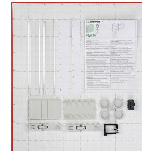 фото Щит распределительный навесной schneider electric kaedra пластиковый ip65 460х340х160 мм 24 модуля прозрачная дверь