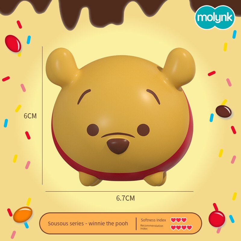 Дисней Винни-Пух мягкая игрушка с медленным возвратом для снятия стресса, размер 10 см, детская подарочная игрушка
