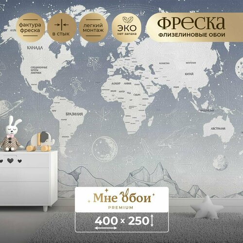 Фреска флизелиновая - детские фотообои 