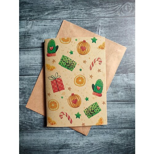 Крафт-тетрадь 36 листов без разлиновки 