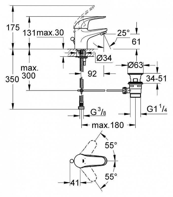 Смеситель для биде GROHE - фото №13