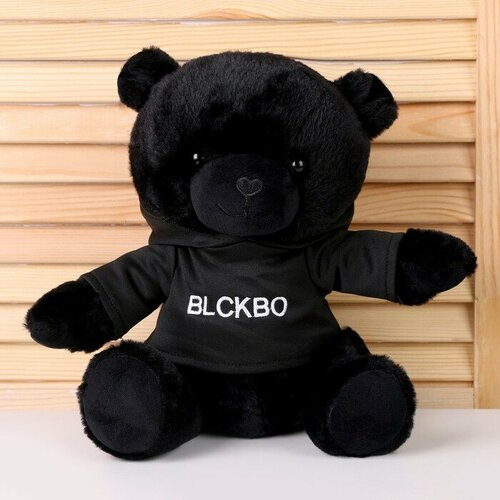 MARU Мягкая игрушка «Чёрный медведь» в кофте, 26 см