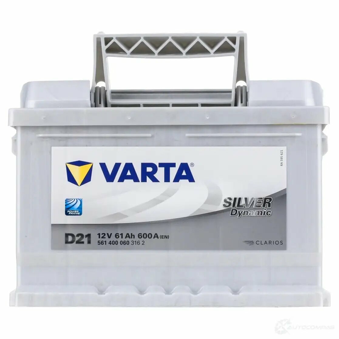 Аккумлятор автом. Varta Silver Dynamic 61Aч 600A (561 400 060 D21) - фото №13