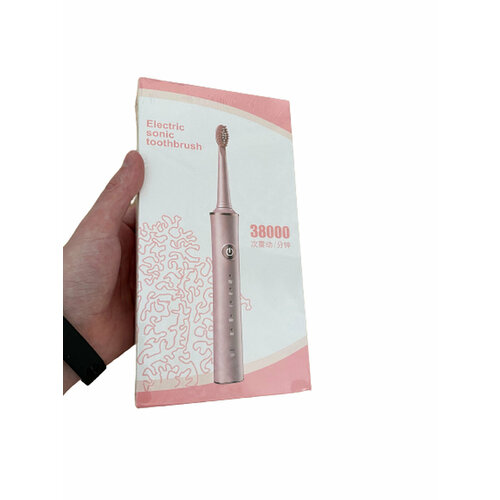 Электрическая зубная щетка Electric sonic toothbrush 38000 розовый 199900₽