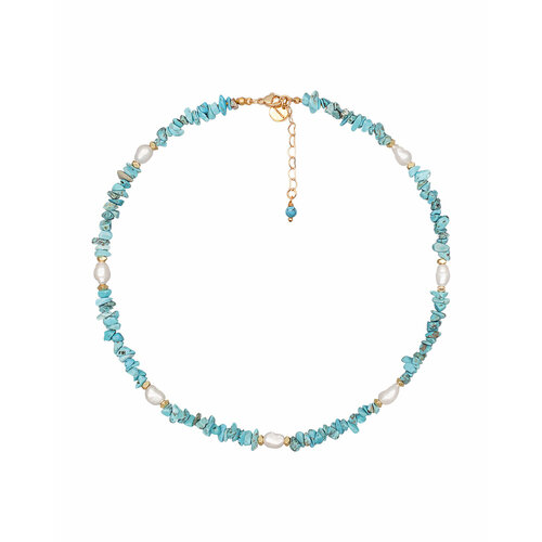 Колье Strekoza Collection длина 43 см бирюзовый 5310₽