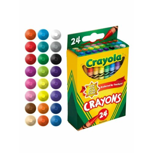 Crayola Набор цветных мелков для рисования 24 штуки