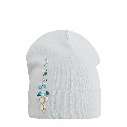 фото Шапка mialt, размер 54-56, серый