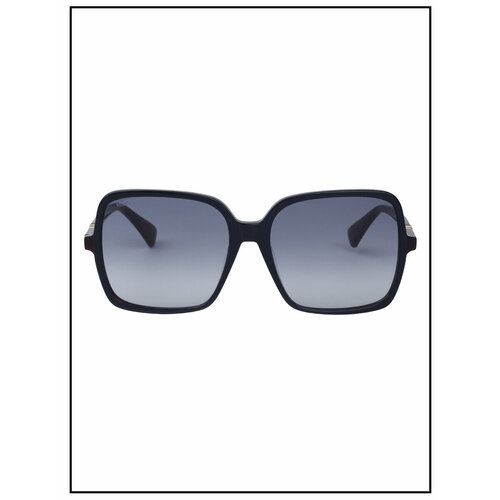 фото Солнцезащитные очки max mara, квадратные, градиентные, с защитой от уф, для женщин, бордовый