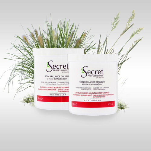 KYDRA, Secret Pro - Восстанавливающая маска с маслом мятлика лугового для окрашенных волос, 2*500 мл