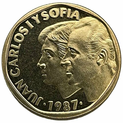 Испания 500 песет 1987 г. (Proof) испания 500 песет 1987 г портреты проба