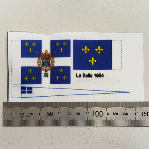фото Набор флагов франции xvii века, для сборных моделей, россия